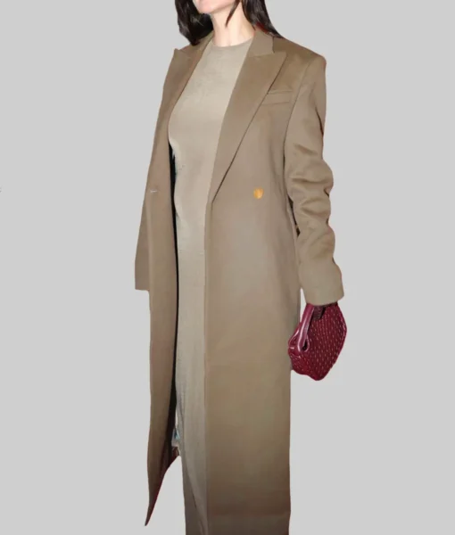 Amy Jackson Brown Wool Coat