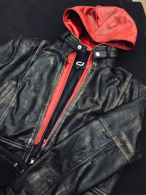 Red Hood Black Jacket