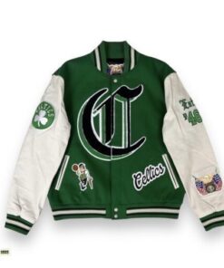 Boston Celtics Block Letter Varsity Jacket