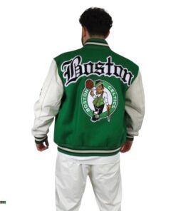 Boston Celtics Block Letter Varsity Jacket