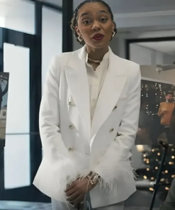 Brewster’s Millions Christmas China Anne McClain Buttoned Suit