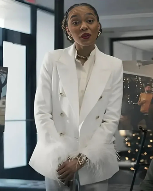 Brewster’s Millions Christmas China Anne McClain Buttoned Suit