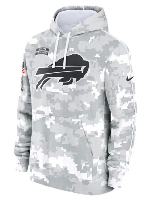 Buffalo Bills Salute To Service Camo 2024 Hoodie