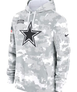 Dallas Cowboys Salute To Service Camo 2024 Hoodie