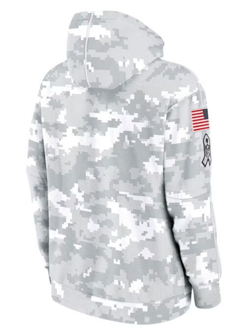 Indianapolis Colts Salute To Service Camo 2024 Hoodie