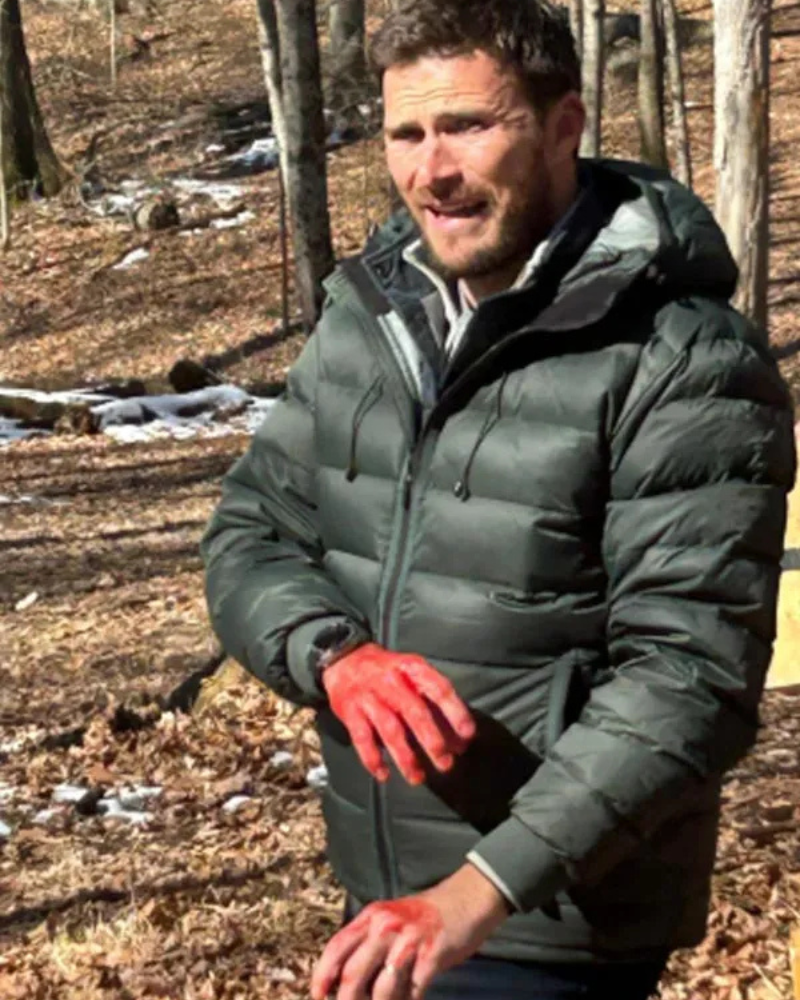 Scott Eastwood Alarum Puffer Hooded Jacket