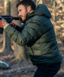 Scott Eastwood Alarum Puffer Hooded Jacket