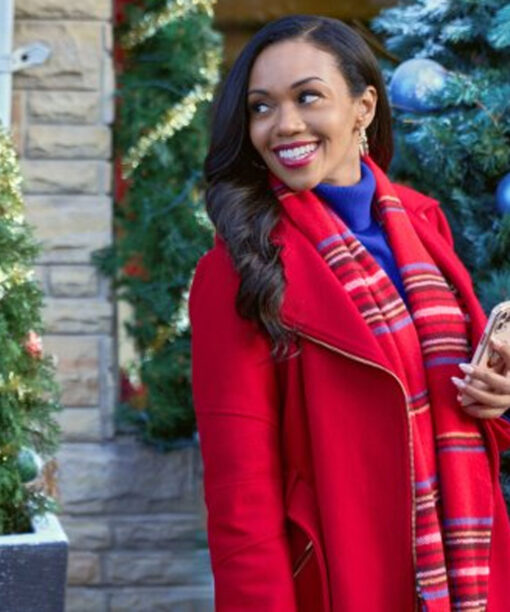 Christmas with a Kiss Mishael Morgan Red Jacket