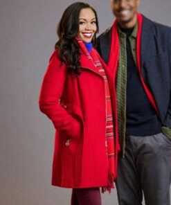 Christmas with a Kiss Mishael Morgan Red Jacket