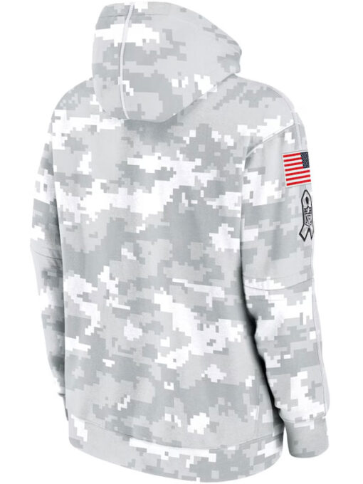 Detroit Lions Salute To Service Camo 2024 Hoodie