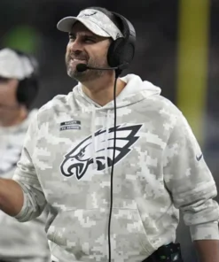 Nick Sirianni Salute to Service Eagles Camo Hoodie