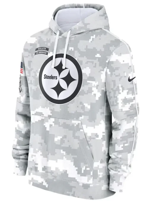 Pittsburgh Steelers Salute To Service Camo 2024 Hoodie