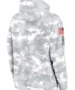 San Francisco 49ers Salute To Service Camo 2024 Hoodie