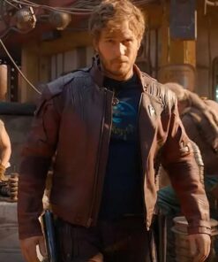 Guardians of the Galaxy Holiday Special Star Lord Jacket