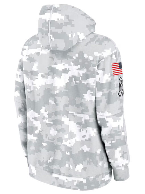 Washington Commanders Salute To Service Camo 2024 Hoodie