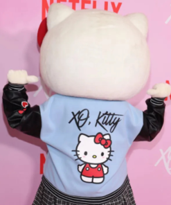 Xo Kitty Blue And Black Varsity Jacket