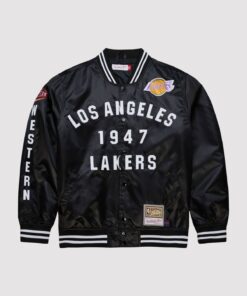 Los Angeles Lakers Dune Royal Black Varsity Jacket