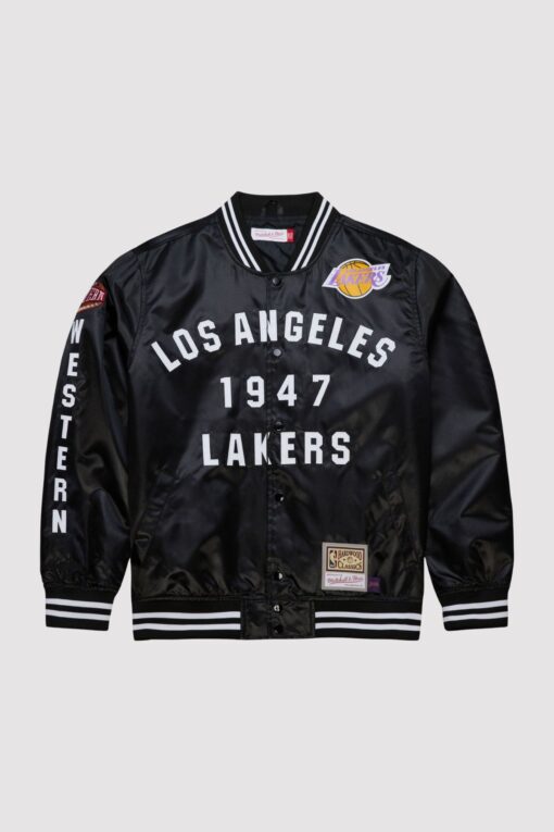 Los Angeles Lakers Dune Royal Black Varsity Jacket