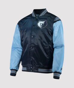 Memphis Grizzlies The Enforcer Satin Varsity Jacket