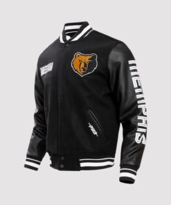 Pro Standard Memphis Grizzlies Black Varsity Jacket