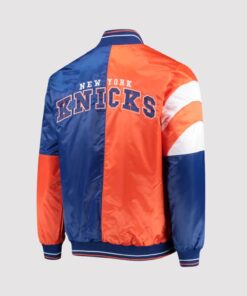 New York Knicks 75th Anniversary Leader Color Block Varsity Jacket