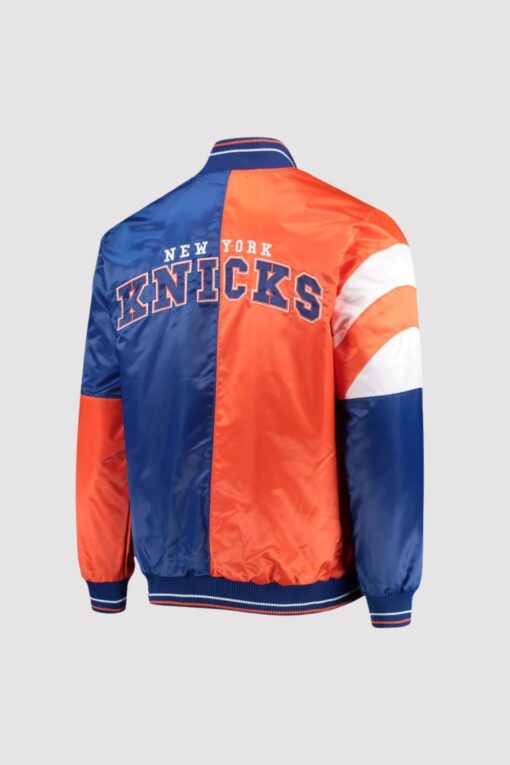 New York Knicks 75th Anniversary Leader Color Block Varsity Jacket