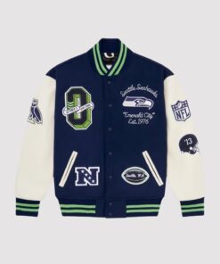 OVO x NFL Seattle Seahawks Varsity Jacket