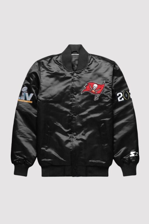 Tampa Bay Buccaneers Exclusive Black Satin Jacket